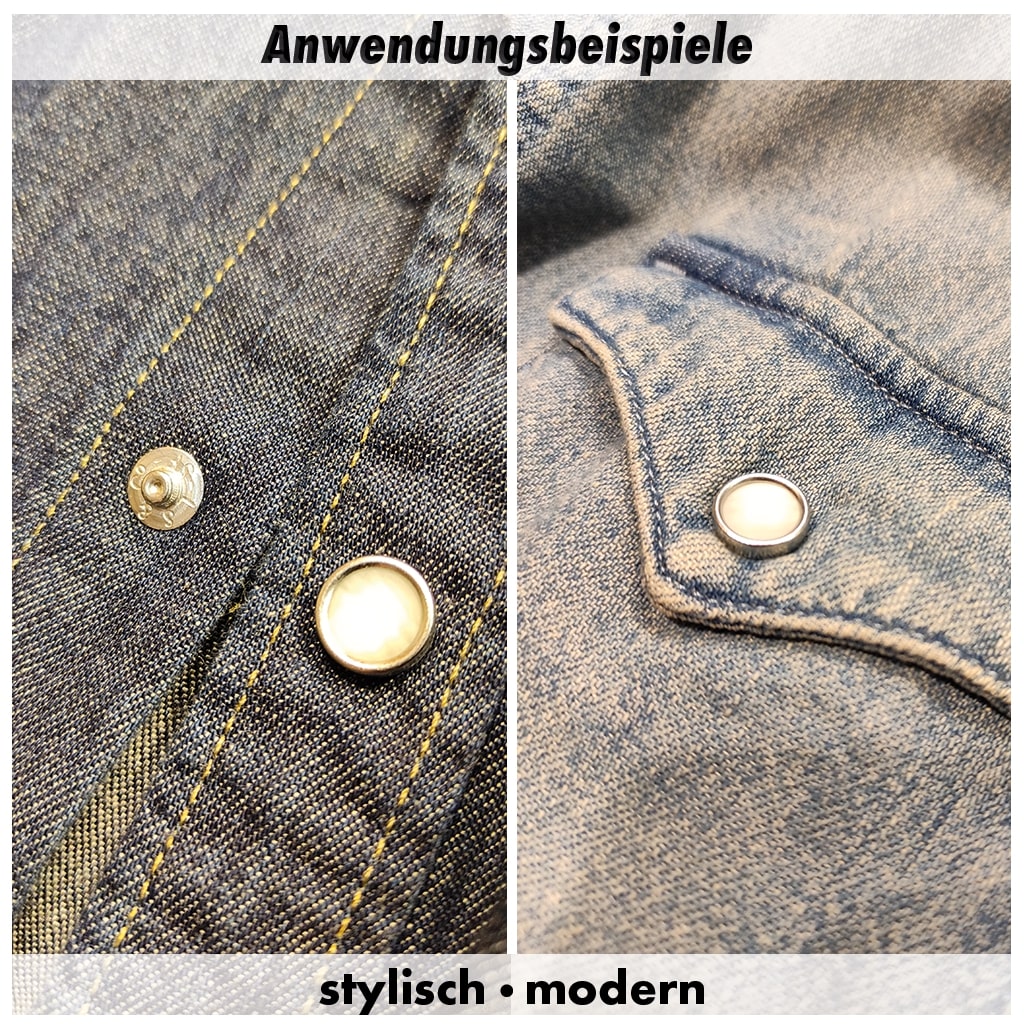 Anwendungsbeispiel — Jersey druckknopf