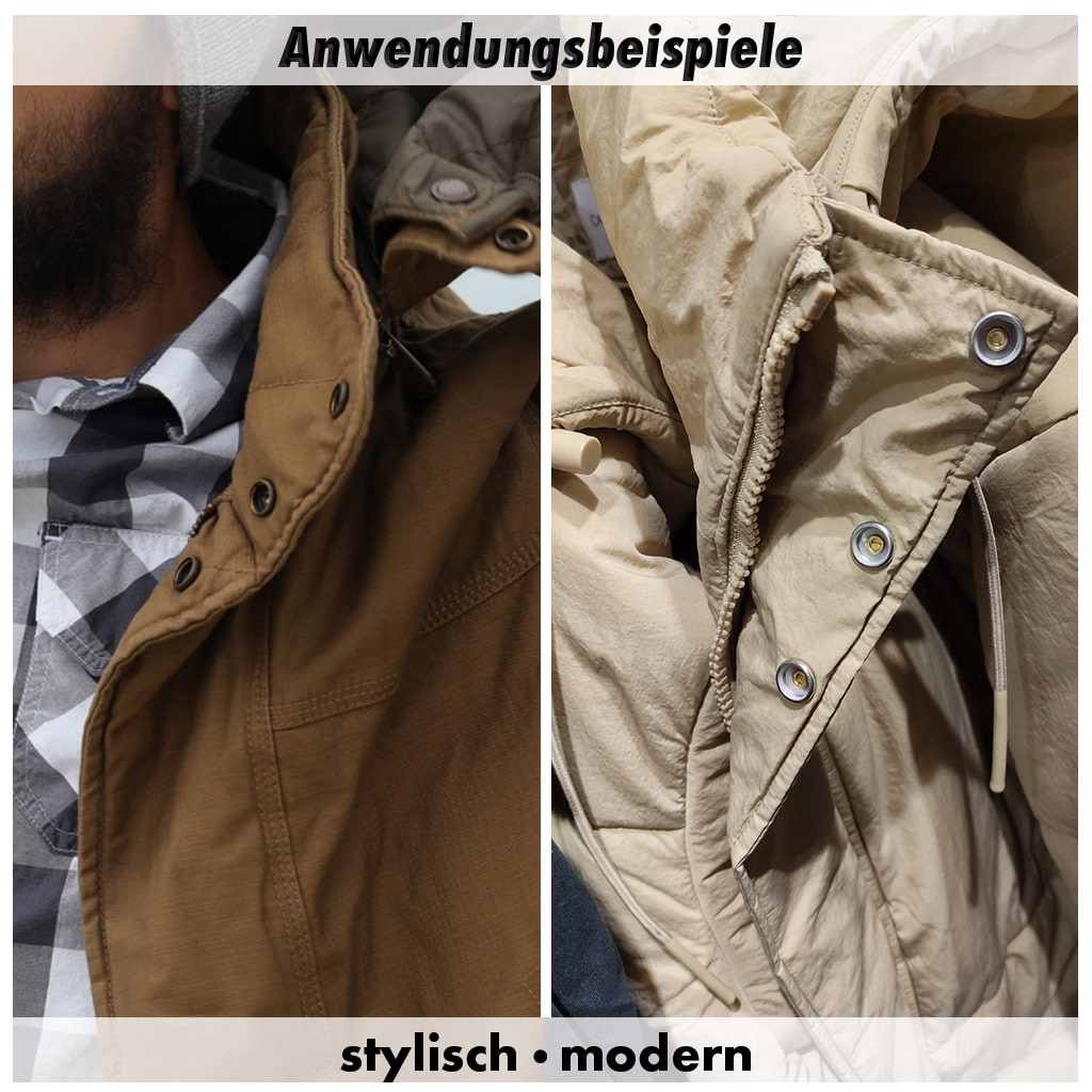 Anwendungsbeispiel — ringfeder druckknopf