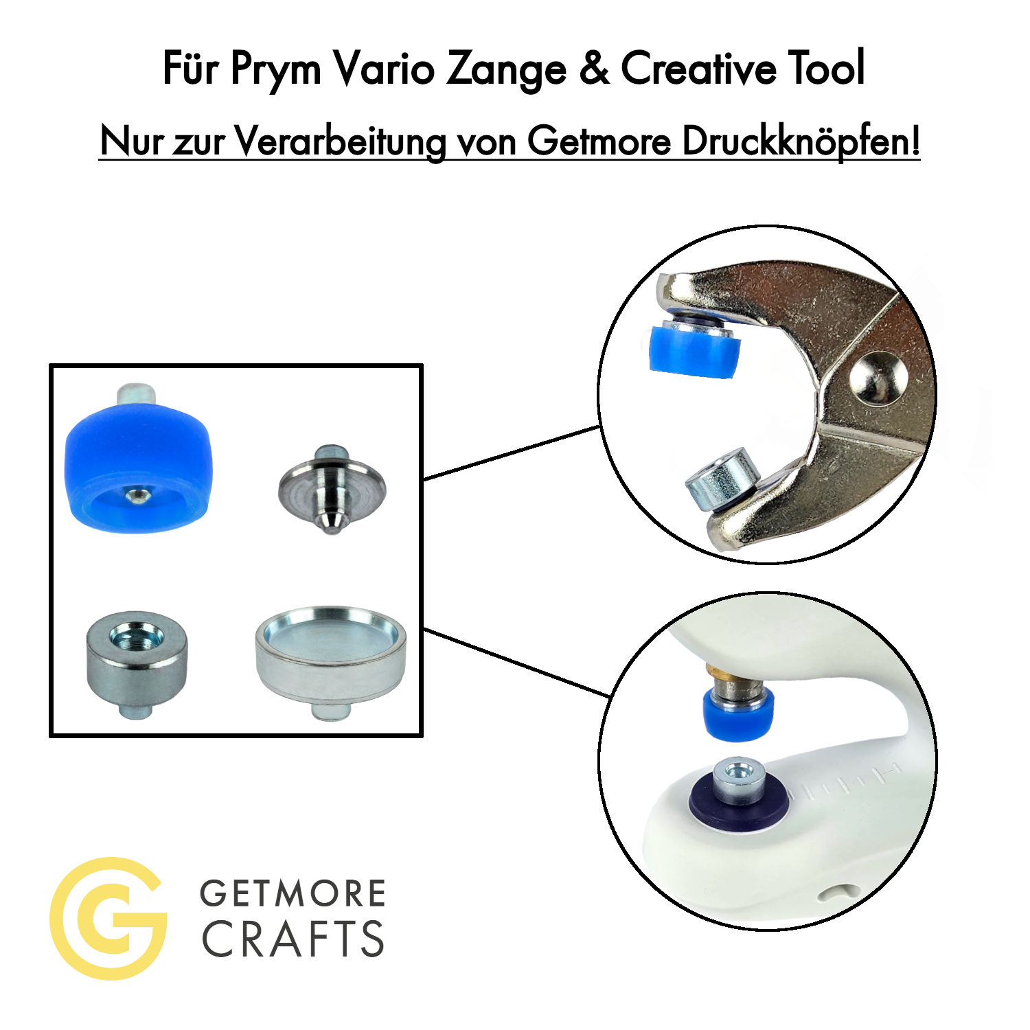 Passende Werkzeuge — EasyFix S-Feder passend fuer Prym Vario Zange und Prym Creative Tool