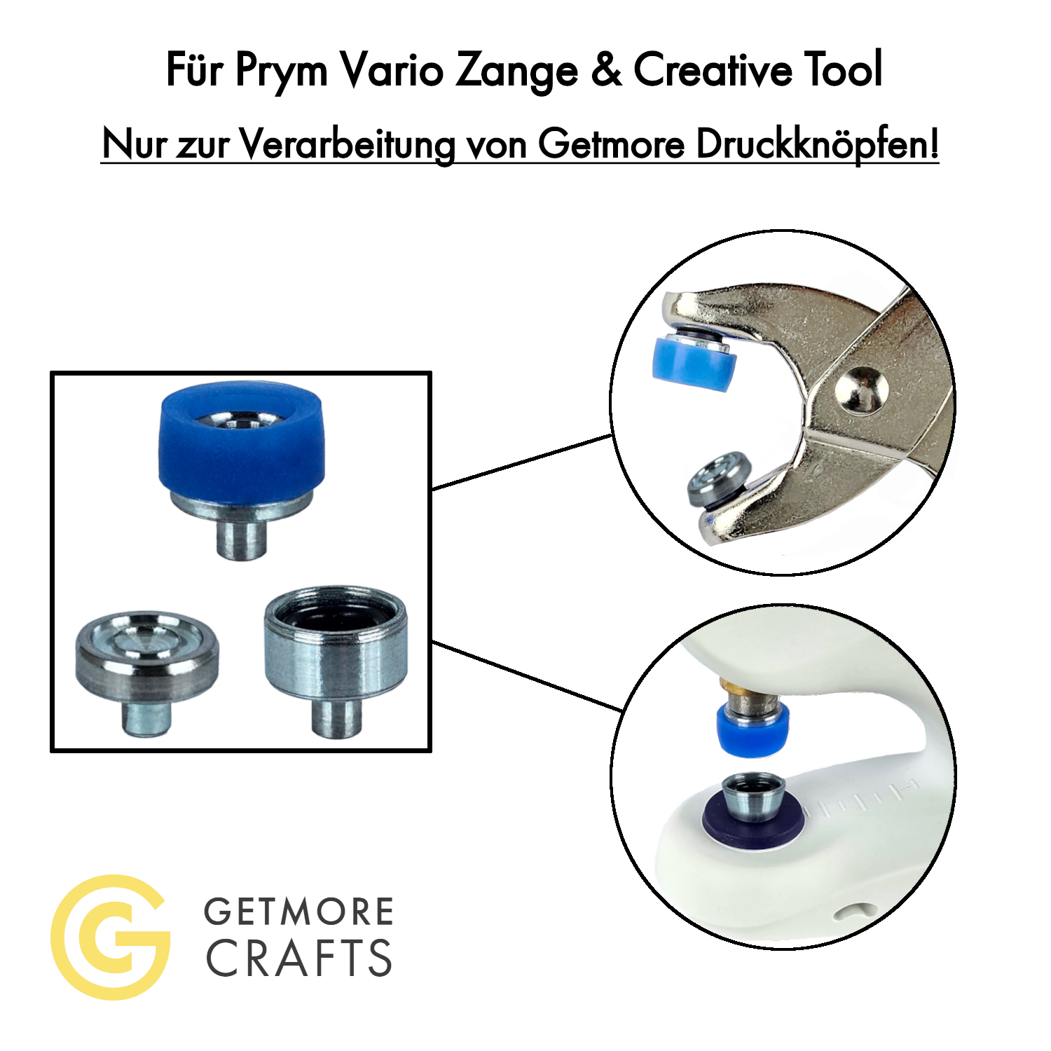 Passende Werkzeuge — EasyFix Jersey passend fuer Prym Vario Zange und Prym Creative Tool