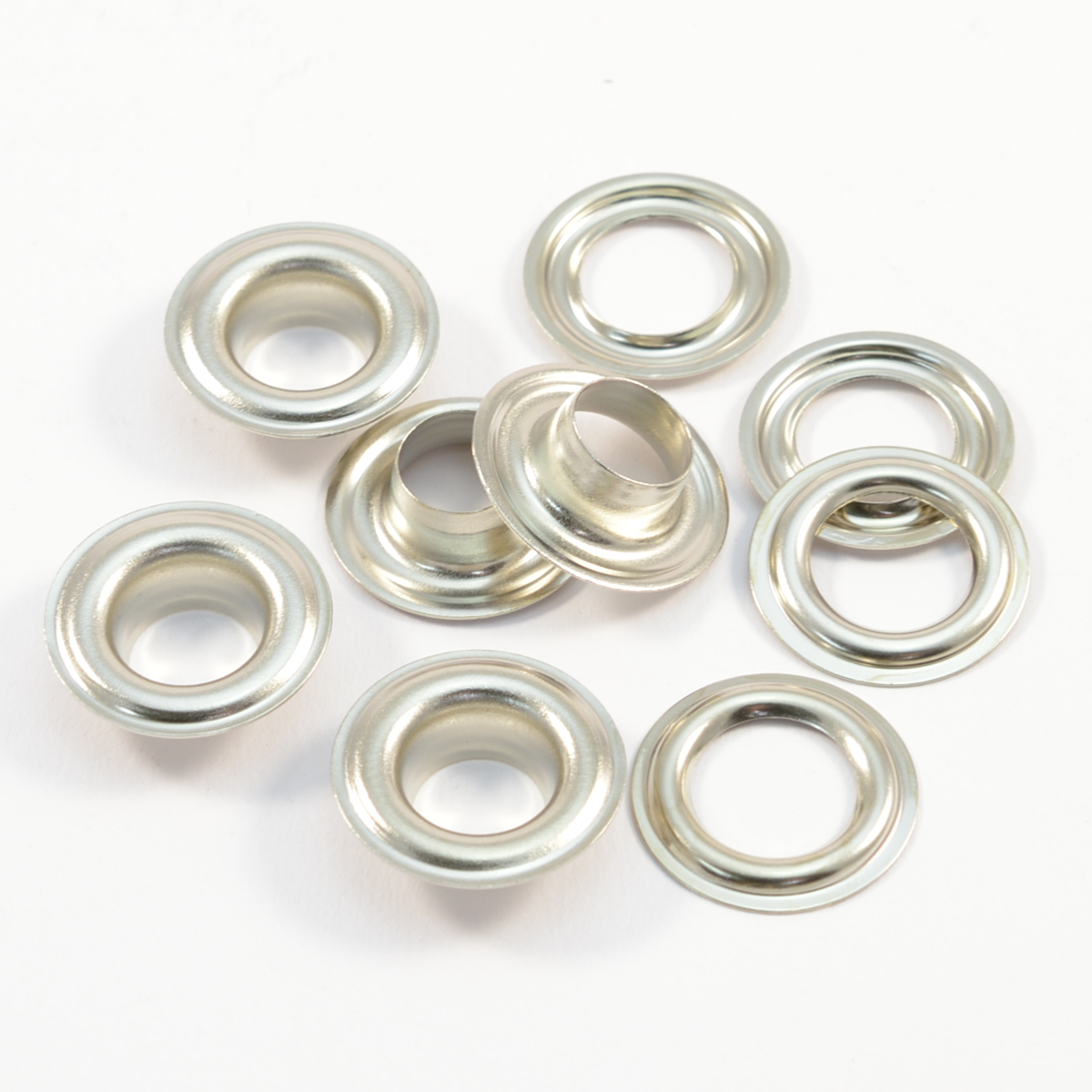 Produktabbildung - DIN-Ösen 10 14 mm silber